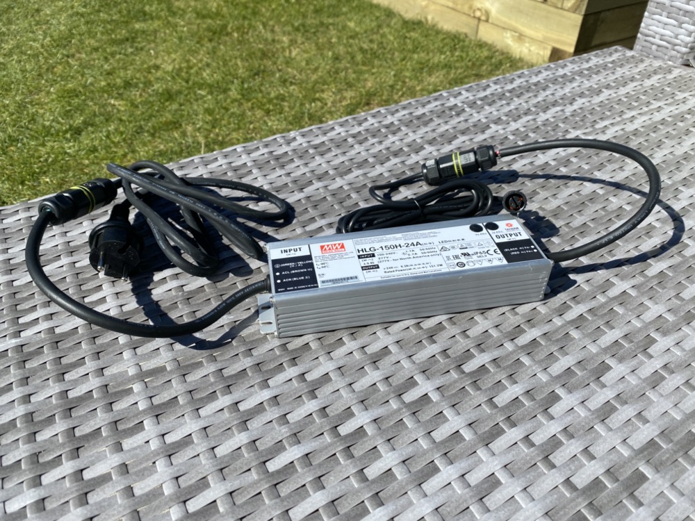 Hueblog: Hue Outdoor Netzteil mit 150 Watt selbst gebaut