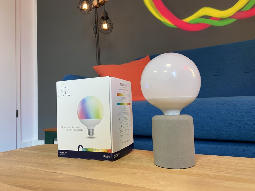 Hueblog: Müller-Licht Tint: Neue Globe-Lampe mit bis zu 1.520 Lumen ausprobiert
