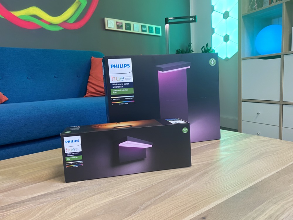 Hueblog: Philips Hue Nyro: Eindrücke von Wand- und Sockelleuchte für den Außenbereich