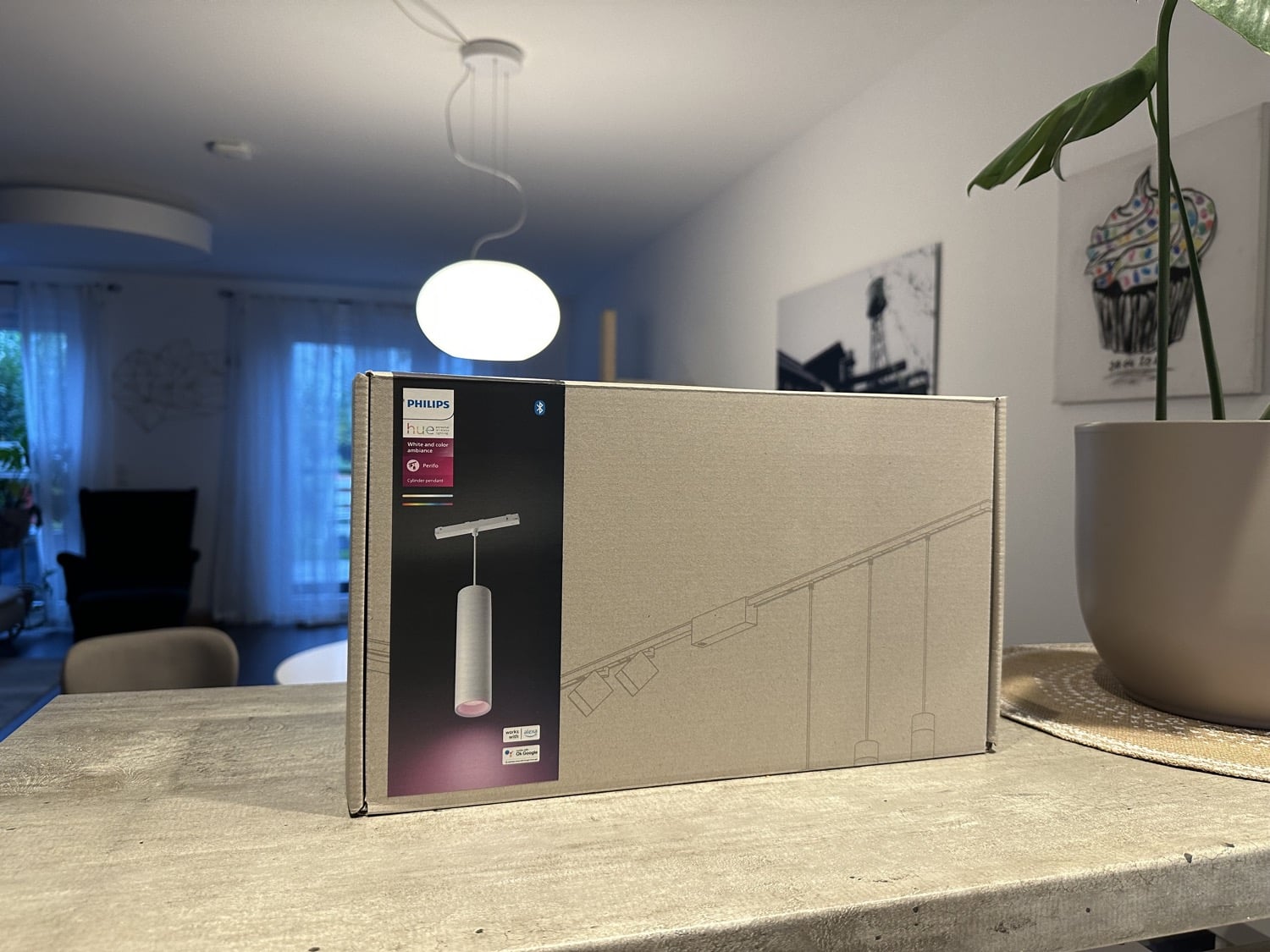 Hueblog: Philips Hue Perifo Pendelleuchte für das Schienensystem im Detail