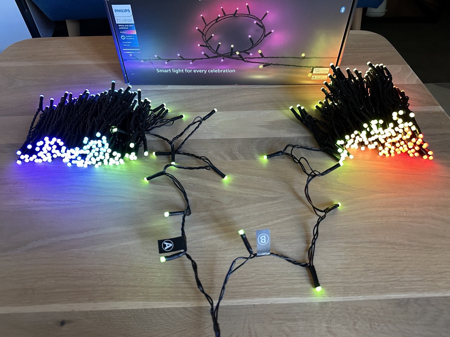 Die 40 Meter lange Philips Hue Festavia
