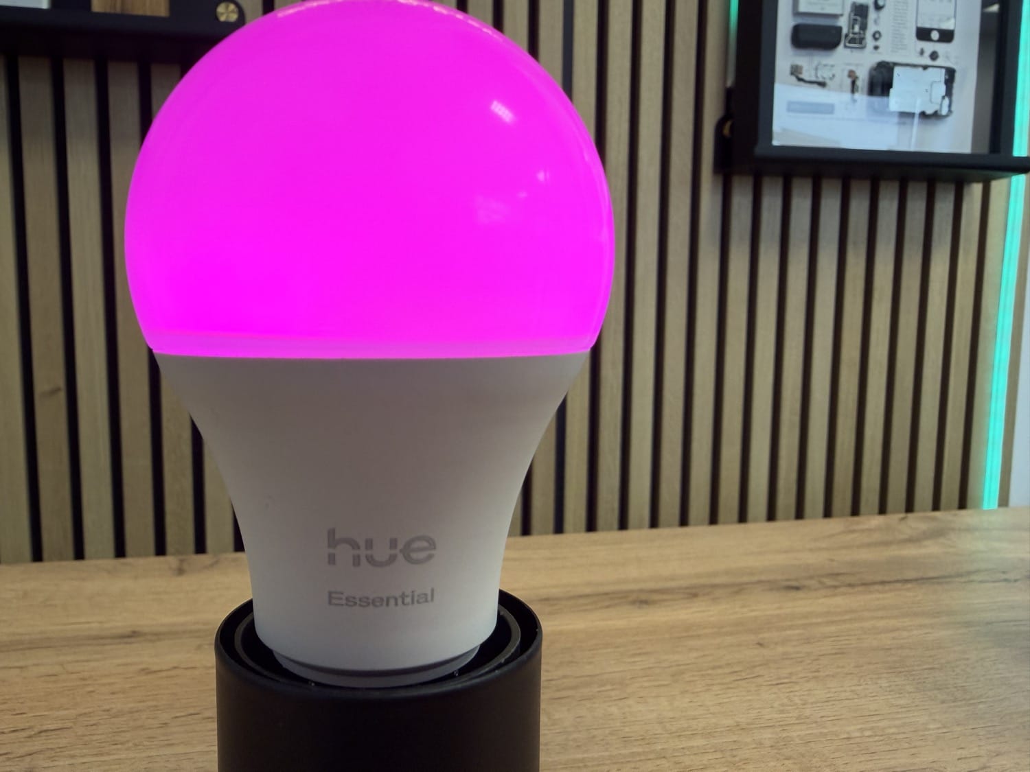 Farbdarstellung einer Philips Hue Lampe