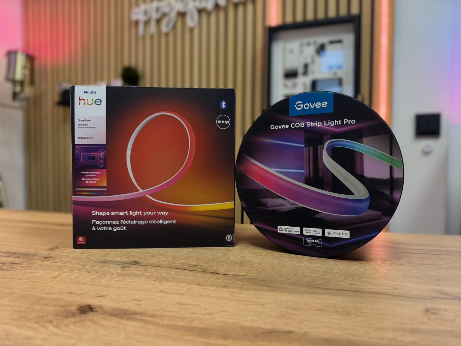 Hueblog: Philips Hue vs. Govee: Wer hat den besseren Premium-Leuchtstreifen?