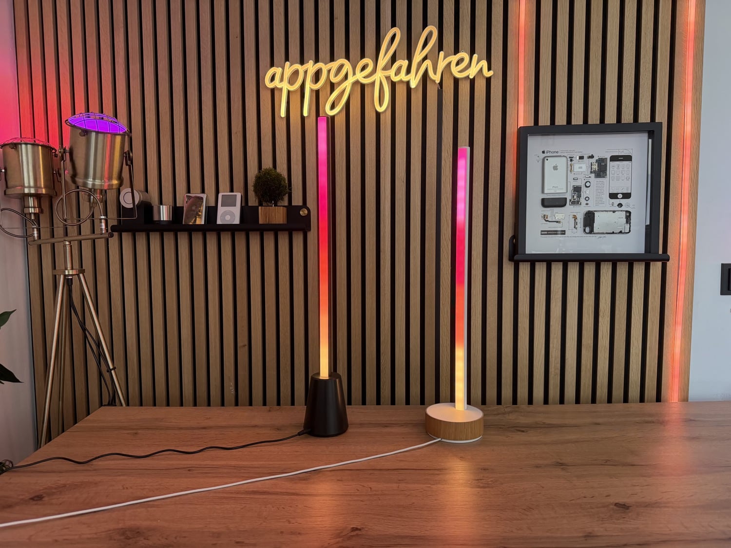 Hueblog: Hue Play und Hue Gradient Signe Tischleuchten im direkten Vergleich
